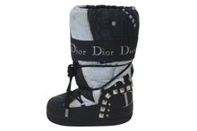 画像をギャラリービューアに読み込む, 極美品 Christian Dior クリスチャンディオール スノーブーツ ガリアーノ期 トロンプルイユ デニム 00FW サイズ35-37 アーカイブ 中古 4b000921