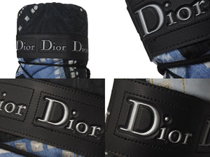 極美品 Christian Dior クリスチャンディオール スノーブーツ ガリアーノ期 トロンプルイユ デニム 00FW サイズ35-37 アーカイブ 中古 4b000921