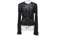 画像をギャラリービューアに読み込む, Christian Dior クリスチャンディオール ガリアーノ期 ミラードレザージャケット サイズ38 ランウェイコレクション ラムスキン 美品 中古 4b000922