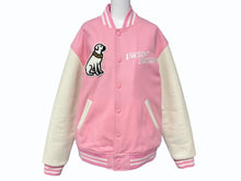 画像をギャラリービューアに読み込む, 極美品 VICTOR VICTOR WORLDWIDE ヴィクターヴィクター ワールドワイド スタジャン VV29JK001PK3 サイズL NIGO ピンク 中古 4b000923