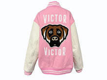 画像をギャラリービューアに読み込む, 極美品 VICTOR VICTOR WORLDWIDE ヴィクターヴィクター ワールドワイド スタジャン VV29JK001PK3 サイズL NIGO ピンク 中古 4b000923