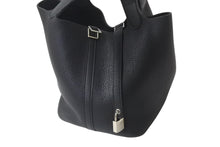 Load image into Gallery viewer, 極美品 HERMES エルメス ピコタンロックMM ハンドバッグ X刻印 トリヨンクレマンス ブラック シルバー金具 中古 4b000926