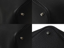 Load image into Gallery viewer, 極美品 HERMES エルメス ピコタンロックMM ハンドバッグ X刻印 トリヨンクレマンス ブラック シルバー金具 中古 4b000926