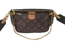 画像をギャラリービューアに読み込む, LOUIS VUITTON ルイヴィトン ミュルティポシェット アクセソワール カーキ ショルダーバッグ モノグラム M44813 美品 中古 4b000929