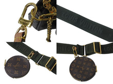 画像をギャラリービューアに読み込む, LOUIS VUITTON ルイヴィトン ミュルティポシェット アクセソワール カーキ ショルダーバッグ モノグラム M44813 美品 中古 4b000929