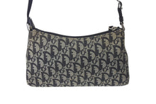 画像をギャラリービューアに読み込む, CHRISTIAN DIOR クリスチャン ディオール ディオールトロッター ショルダーバッグ キャンバス 01RU 0044 ブラック 良品 中古 4b000932