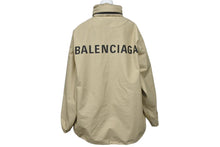 画像をギャラリービューアに読み込む, 極美品 BALENCIAGA バレンシアガ 2019 ナイロン ジャケット ブルゾン 556168 ベージュ サイズ34 中古 4b000935