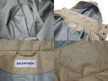 画像をギャラリービューアに読み込む, 極美品 BALENCIAGA バレンシアガ 2019 ナイロン ジャケット ブルゾン 556168 ベージュ サイズ34 中古 4b000935
