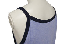 画像をギャラリービューアに読み込む, CELINE セリーヌ キャミソール タンクトップ トップス 2X89D485F サイズM トリオンフ ロゴ プリント ブルー 美品 中古 4b000940