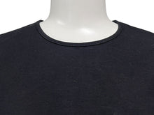 Load image into Gallery viewer, MIUMIU ミュウミュウ クロップド トップス タンクトップ ノースリーブ MJT638 サイズXS ボーダー ロゴ ブラック 美品 中古 4b000941