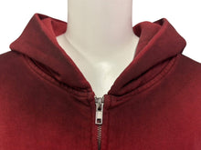 画像をギャラリービューアに読み込む, 新品未使用 SLOWBUCKS スローバックス ジップアップフーディー パーカー サイズXL レッド グラデーション 刺繍 中古 4b009446