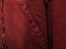 画像をギャラリービューアに読み込む, 新品未使用 SLOWBUCKS スローバックス ジップアップフーディー パーカー サイズXL レッド グラデーション 刺繍 中古 4b009446