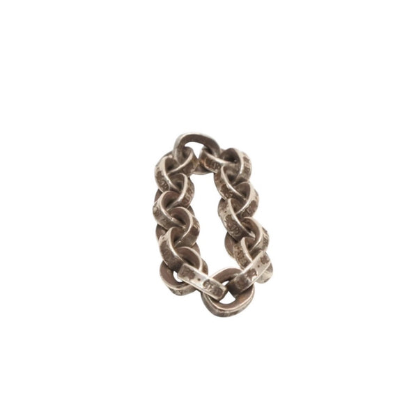 CHROME HEARTS クロムハーツ ペーパーチェーンリング 指輪 サイズ10号 重量4.73g シルバー925 アクセサリー 美品 中古 4a000968