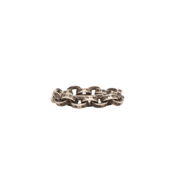 CHROME HEARTS クロムハーツ ペーパーチェーンリング 指輪 サイズ10号 重量4.73g シルバー925 アクセサリー 美品 中古 4a000968