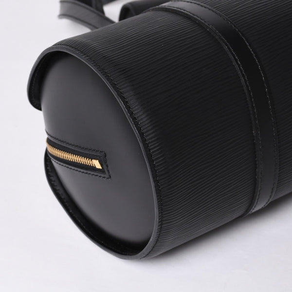 極美品 LOUIS VUITTON ルイヴィトン エピ スフロ ハンドバッグ レザー ノワール M52222 エピレザー ゴールド金具 中古 4a000818