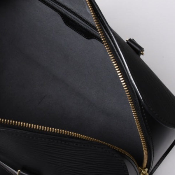 極美品 LOUIS VUITTON ルイヴィトン エピ スフロ ハンドバッグ レザー ノワール M52222 エピレザー ゴールド金具 中古 4a000818