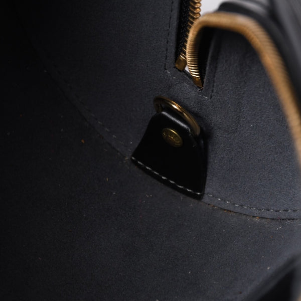 極美品 LOUIS VUITTON ルイヴィトン エピ スフロ ハンドバッグ レザー ノワール M52222 エピレザー ゴールド金具 中古 4a000818