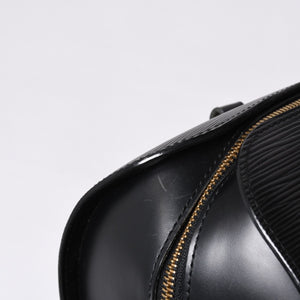 Very Good Condition LOUIS VUITTON Epi Souflo Handbag Leather Noir M52222 Epi Leather Gold Hardware Used 4a000757