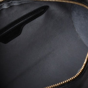 Very Good Condition LOUIS VUITTON Epi Souflo Handbag Leather Noir M52222 Epi Leather Gold Hardware Used 4a000757