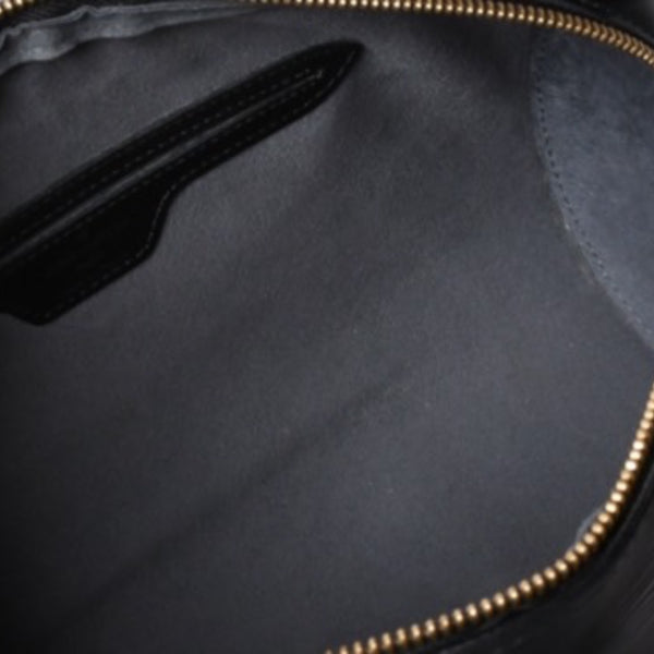 Very Good Condition LOUIS VUITTON Epi Souflo Handbag Leather Noir M52222 Epi Leather Gold Hardware Used 4a000757