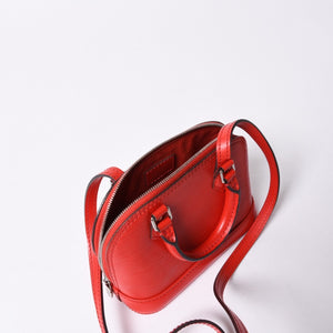 Very Good Condition LOUIS VUITTON Nano Alma Shoulder Bag M50516 Epi Leather Castilian Red Used 4a000719