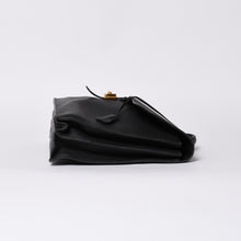 画像をギャラリービューアに読み込む, HERMES エルメス サック ア デペッシュ 38 ブリーフケース フィヨルド ブラック ゴールド金具 □H刻印 中古 4a000707