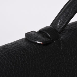 HERMES エルメス サック ア デペッシュ 38 ブリーフケース フィヨルド ブラック ゴールド金具 □H刻印 中古 4a000707