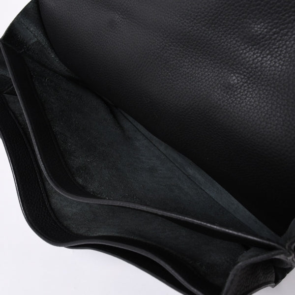 HERMES エルメス サック ア デペッシュ 38 ブリーフケース フィヨルド ブラック ゴールド金具 □H刻印 中古 4a000707