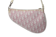 Load image into Gallery viewer, ChristianDior クリスチャンディオール サドルポーチ ワンショルダーバッグ トロッター ピンク 美品 中古 4b000955