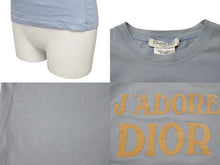 画像をギャラリービューアに読み込む, Christian Dior クリスチャンディオール J'ADORE ジャドール タンクトップ ノースリーブ 3P16155301 サイズ40 ライトブルー 美品 中古 4b000962