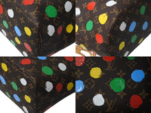 Load image into Gallery viewer, 極美品 LOUIS VUITTON ルイヴィトン LV×YK ネヴァーフルＭＭ M46381 草間彌生 モノグラム ブラウン 中古 4b000965