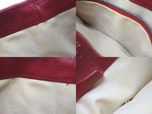 画像をギャラリービューアに読み込む, CELINE セリーヌ ワンショルダーバッグ 149133CDM 2002年記念モデル 日韓W杯 レザー ホワイト ブラウン レッド シルバー金具 美品 中古 4b000972