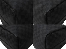 画像をギャラリービューアに読み込む, 極美品 LOUISVUITTON ルイヴィトン キーポルバンドリエール45 ボストンバッグ N41418 ダミエグラフィット ブラック 中古 4b000973