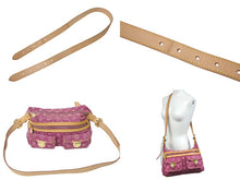 Load image into Gallery viewer, 極美品 LOUIS VUITTON ルイヴィトン バギーPM ワンショルダーバッグ M95212 モノグラム デニム レザー ピンク 中古 4b000980