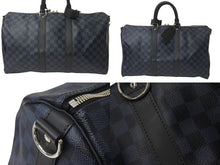 画像をギャラリービューアに読み込む, 極美品 LOUIS VUITTON ルイヴィトン キーポル バンドリエール 45 ボストンバッグ 2WAY ダミエコバルト N41349 中古 4b000981