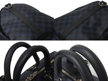 画像をギャラリービューアに読み込む, 極美品 LOUIS VUITTON ルイヴィトン キーポル バンドリエール 45 ボストンバッグ 2WAY ダミエコバルト N41349 中古 4b000981