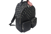 画像をギャラリービューアに読み込む, 新品同様 LOUIS VUITTON ルイヴィトン × NIGO モノグラム デニム バックパック マルチポケット M45973 ブラック 中古 4b000985