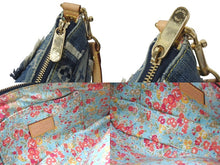 画像をギャラリービューアに読み込む, 極美品 LOUISVUITTON ルイヴィトン パウチィ ワンショルダーバッグ M95382 パッチワーク モノグラムデニム ブルー 中古 4b000990