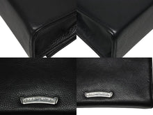 画像をギャラリービューアに読み込む, 極美品 CHROME HEARTS クロムハーツ エクストララージダガー装飾 クラッチバッグ ダガージップ レザー シルバー925 シルバー金具 中古 4b010003