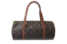 Load image into Gallery viewer, LOUIS VUITTON ルイヴィトン パピヨン30 ハンドバッグ M51365 筒型 モノグラムキャンバス ブラウン 美品 中古 4b001006
