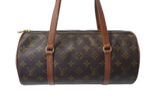 Load image into Gallery viewer, LOUIS VUITTON ルイヴィトン パピヨン30 ハンドバッグ M51365 筒型 モノグラムキャンバス ブラウン 美品 中古 4b001006