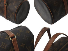 画像をギャラリービューアに読み込む, LOUIS VUITTON ルイヴィトン パピヨン30 ハンドバッグ M51365 筒型 モノグラムキャンバス ブラウン 良品 中古 4b001014