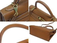 画像をギャラリービューアに読み込む, 極美品 HERMES エルメス ケリー32 外縫い ゴールド □H刻印 ゴールド金具 トリヨンクレマンス ハンドバッグ 2WAY 中古 4b010171