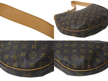 画像をギャラリービューアに読み込む, LOUIS VUITTON ルイヴィトン クロワッサンMM ショルダーバッグ M51512 モノグラムキャンバス ブラウン 美品 中古 4b001024