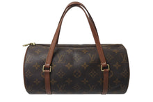 Load image into Gallery viewer, 極美品 LOUIS VUITTON ルイヴィトン パピヨン26 ハンドバッグ M51386 モノグラム PVC レザー ブラウン ゴールド金具 中古 4b001025