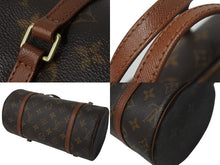 Load image into Gallery viewer, 極美品 LOUIS VUITTON ルイヴィトン パピヨン26 ハンドバッグ M51386 モノグラム PVC レザー ブラウン ゴールド金具 中古 4b001025