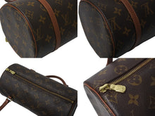 Load image into Gallery viewer, 極美品 LOUIS VUITTON ルイヴィトン パピヨン26 ハンドバッグ M51386 モノグラム PVC レザー ブラウン ゴールド金具 中古 4b001025