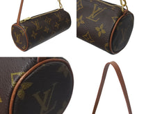 Load image into Gallery viewer, 極美品 LOUIS VUITTON ルイヴィトン パピヨン26 ハンドバッグ M51386 モノグラム PVC レザー ブラウン ゴールド金具 中古 4b001025
