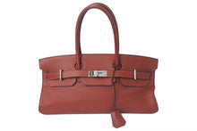 Load image into Gallery viewer, 極美品 ゴルチェ期 HERMES エルメス ショルダーバーキン トリヨンクレマンス レッド □J刻印 ショルダーバッグ 中古 4b001028