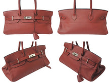 Load image into Gallery viewer, 極美品 ゴルチェ期 HERMES エルメス ショルダーバーキン トリヨンクレマンス レッド □J刻印 ショルダーバッグ 中古 4b001028